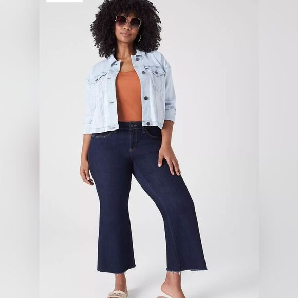 Lane Bryant Light Blue Jean Jacket - Picture 4 of 10